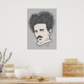 Poster Équipe Tesla cheveux statiques (Cuisine)