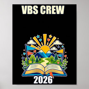 Poster Équipe Vbs 2026 camp d'été