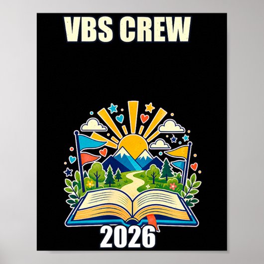Poster Équipe Vbs 2026 camp d'été (Devant)