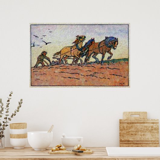 Poster Équipe vintage (Cuisine)