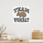 Poster Équipe Wombat (Cuisine)
