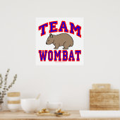 Poster Équipe Wombat VI (Cuisine)