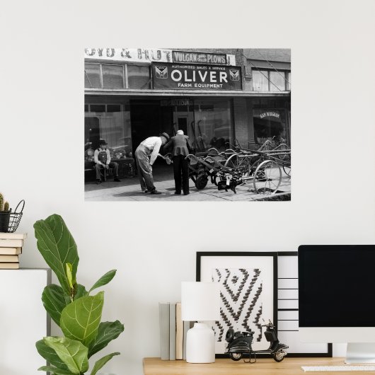 Poster Équipement agricole vintage, années 30 (Bureau à domicile)