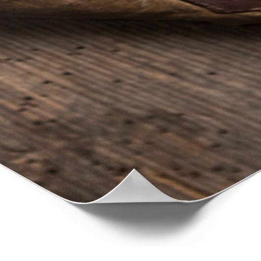 Poster Équipement de base-ball (Coin)