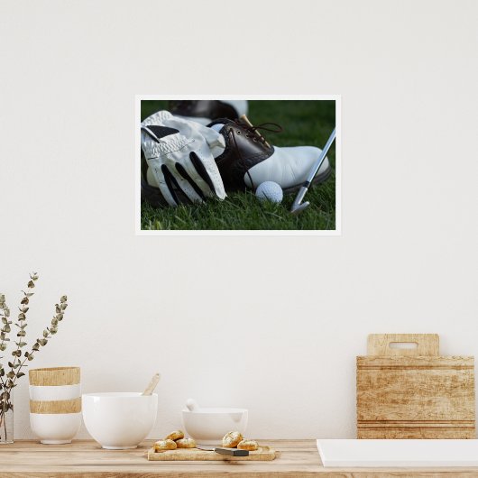 Poster équipement de golf (Cuisine)