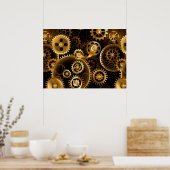 Poster Équipements en laiton sans vapeur (Cuisine)