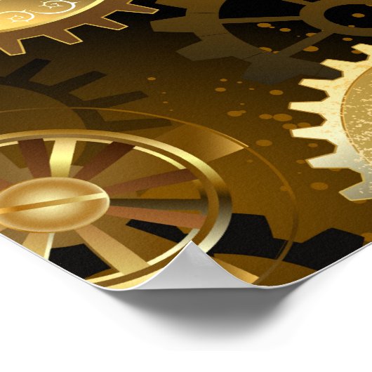 Poster Équipements en laiton sans vapeur (Coin)