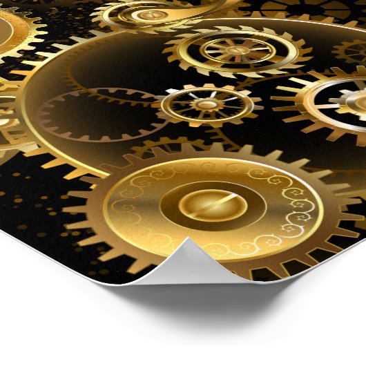 Poster Équipements en laiton sans vapeur (Coin)