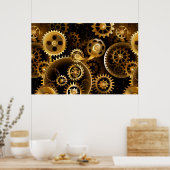 Poster Équipements en laiton sans vapeur (Cuisine)