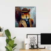 Poster Équirrel Sherlock Holmes (Bureau à domicile)