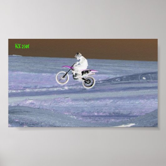 Poster équitation 094, KX 250f (Devant)