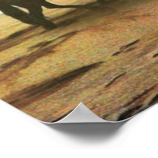 Poster Équitation à la plage (Coin)