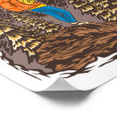 Poster Équitation Aventurier Yosemite Voyage Wyo (Coin)