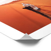 Poster équitation chameau dans le désert de sahara Maroc (Coin)