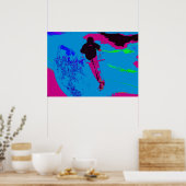 Poster équitation de la Galaxie - Scooter Rider (Cuisine)