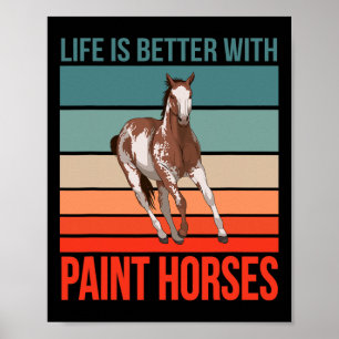 Poster Équitation Équitation Cheval Équitation Vie Est Mi