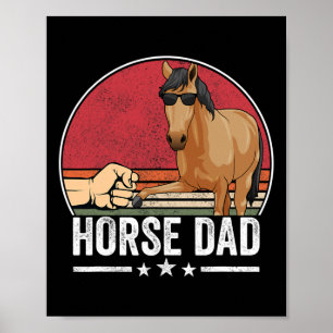 Poster Équitation Propriétaire de l'équitation tenue Eque