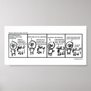 Poster ęr Comique médiocrement tiré