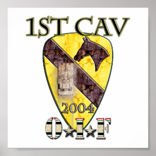 Poster ęr Division 2004 OIF de cavalerie