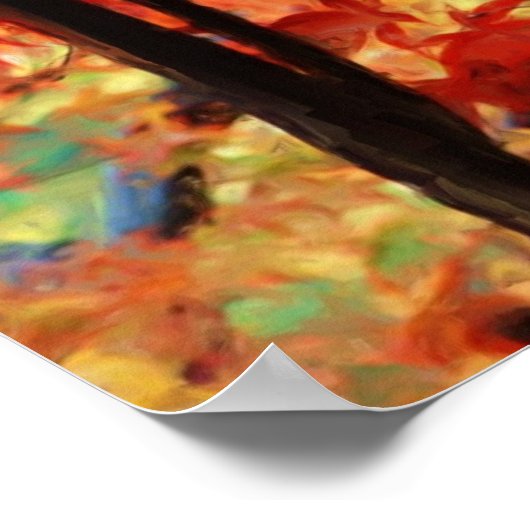 Poster érable japonais (Coin)