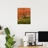Poster Érable japonais en couleur d'automne (Bureau à domicile)