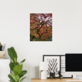 Poster érable japonais en couleur d'automne (Bureau à domicile)