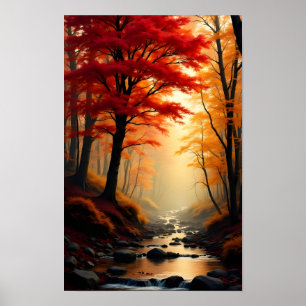 Poster Érable Rouge Arbre