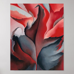 Poster Érable rouge au lac George Georgia O'Keeffe