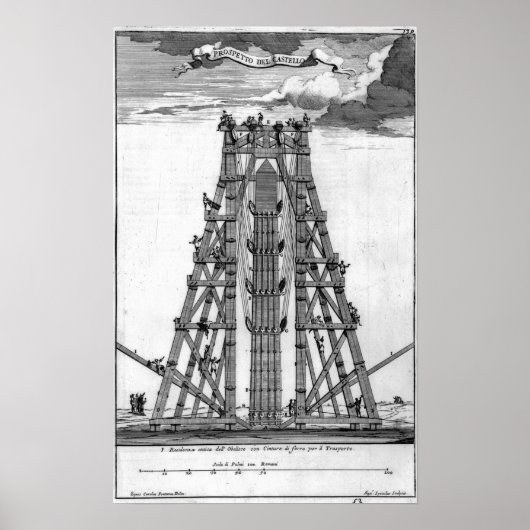 Poster Erection de l'ancienne obèse égyptienne (Devant)