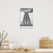 Poster Erection de l'ancienne obèse égyptienne (Cuisine)
