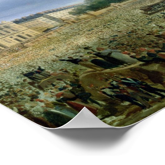 Poster Erection de l'Obélisque de Louxor (Coin)