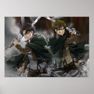 Poster Eren et Levi