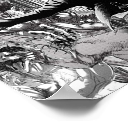 Poster Eren Jaeger collage manga (Coin)