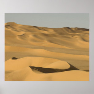 Poster Erg Awbari, désert du Sahara, Fezzan, Libye.