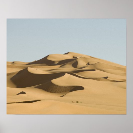 Poster Erg Awbari, désert du Sahara, Fezzan, Libye. 4 (Devant)