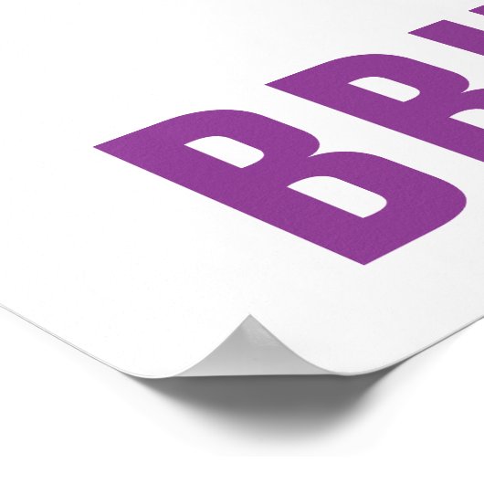 Poster Eric Carle | B est pour papillon (Coin)