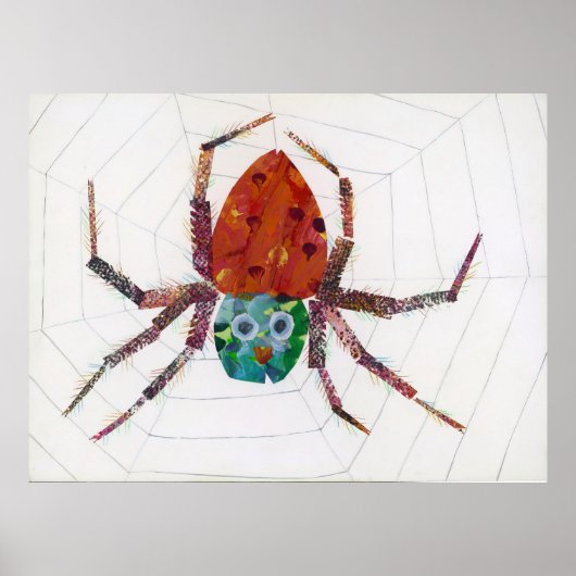 Poster Eric Carle - l'araignée très occupée (Devant)