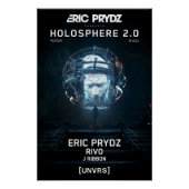Poster Eric Prydz - holosphere 2.0 - [UNVRS] (Devant)