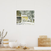 Poster Eric Ravilious - chemin Hallstead à neige, 1936 (Cuisine)
