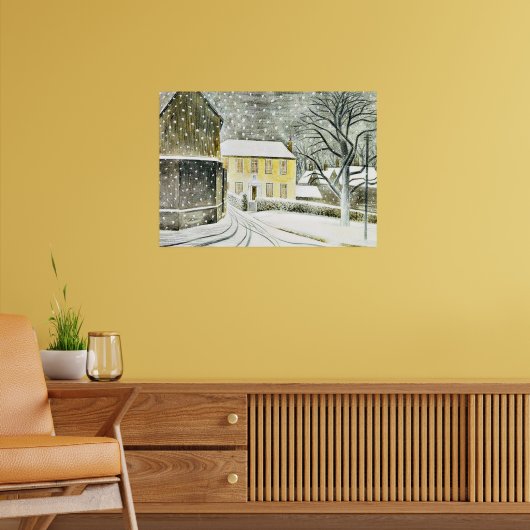 Poster Eric Ravilious - chemin Hallstead en neige, (Salon 2)