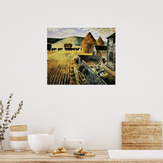 Poster Eric Ravilious - Furlong (Cuisine)