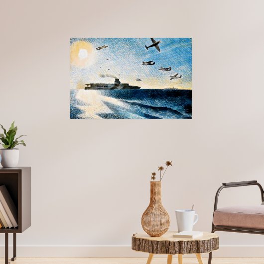 Poster Eric Ravilious - HMS Glorious dans l'Arctique (Salon 3)