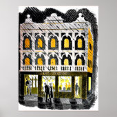 Poster Eric Ravilious - Maison publique de High Street (Devant)