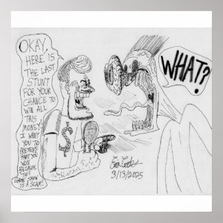 Poster Erica Crooks Comics : Game Show scam