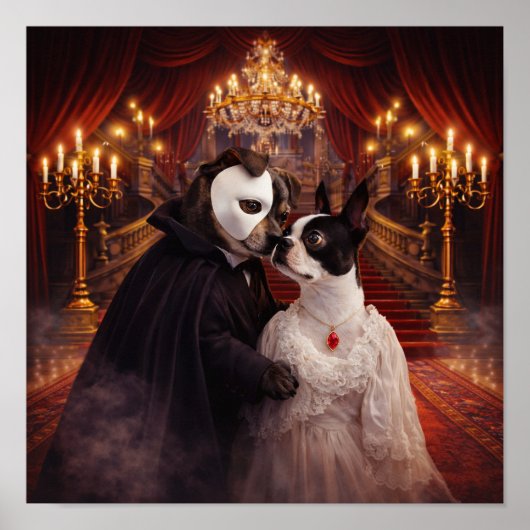 Poster "Erik & Christine" (Devant)