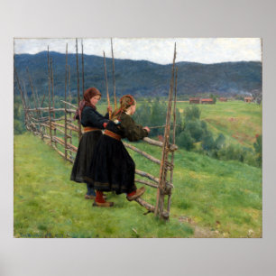 Poster Erik Werenskiold septembre