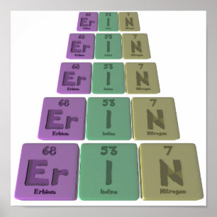 Poster Erin as Erbium Iodine Nitrogen