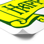 Poster Erin Go Braugh Joyeuse Fête de la Saint-Patrick (Coin)