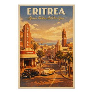 Poster ERITREA – Africa’s Hidden Art Deco Gem
