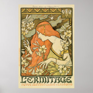 Poster Ermitage Art nouveau